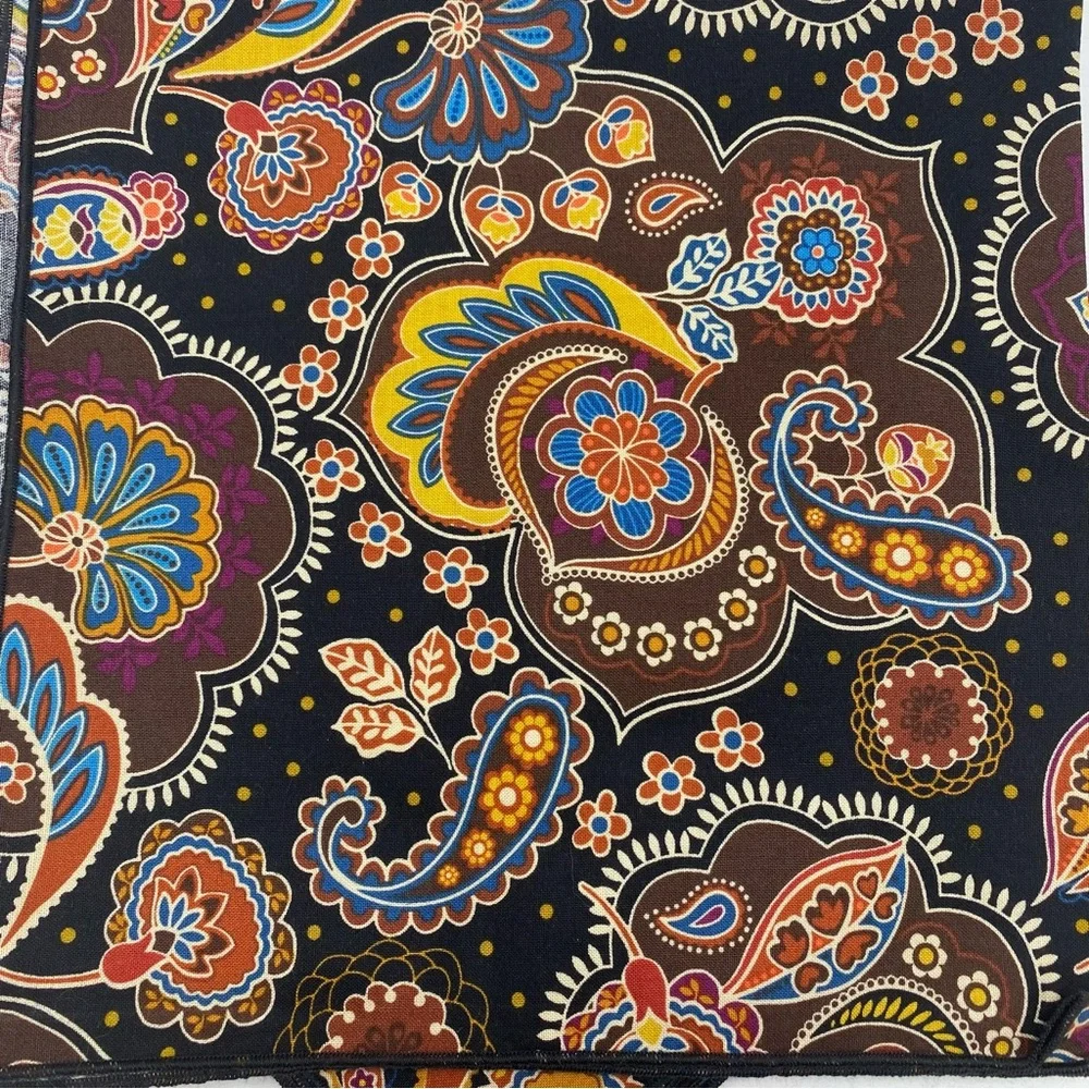 Vera Bradley Kensington Paisley Print Fabric Napkins Set of 4 New